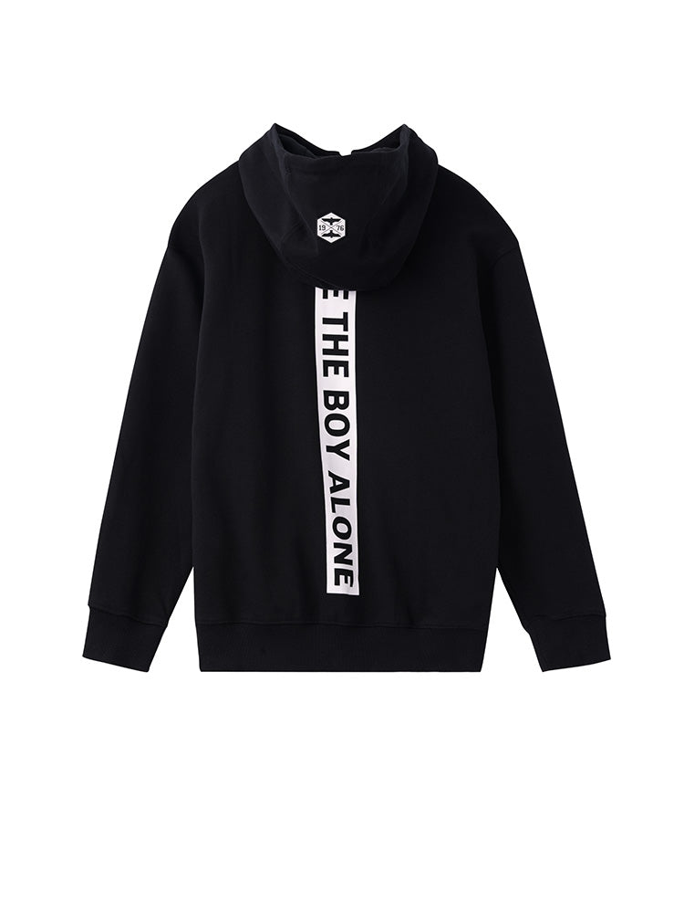 Graphic Zipper Hoodie Jacket with Pockets