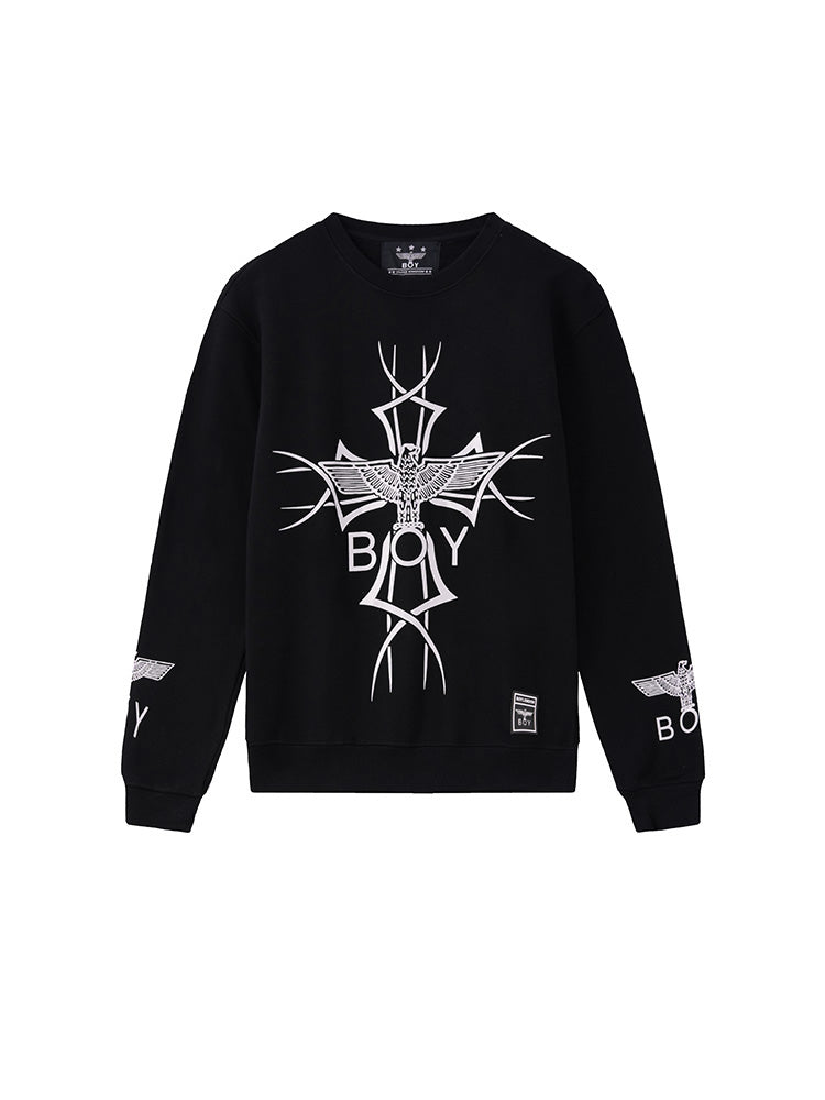 Graphic Eagle Long Sleeve Sweatshirt