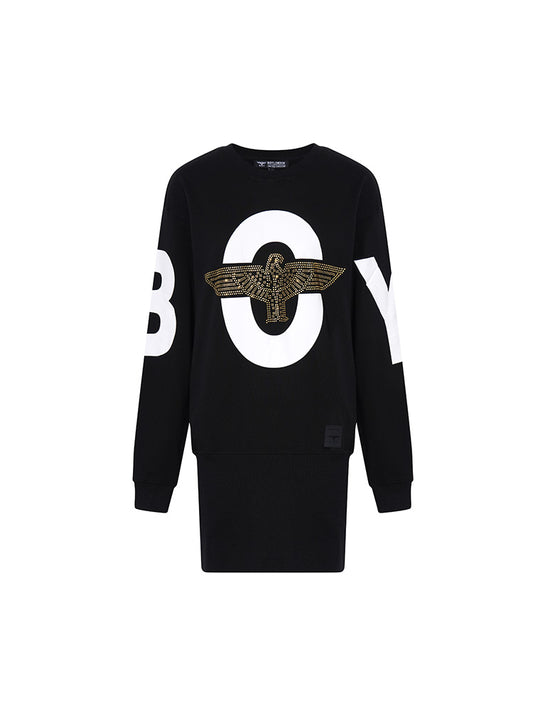 Graphic Long Sleeve Oversized Sweatshirt