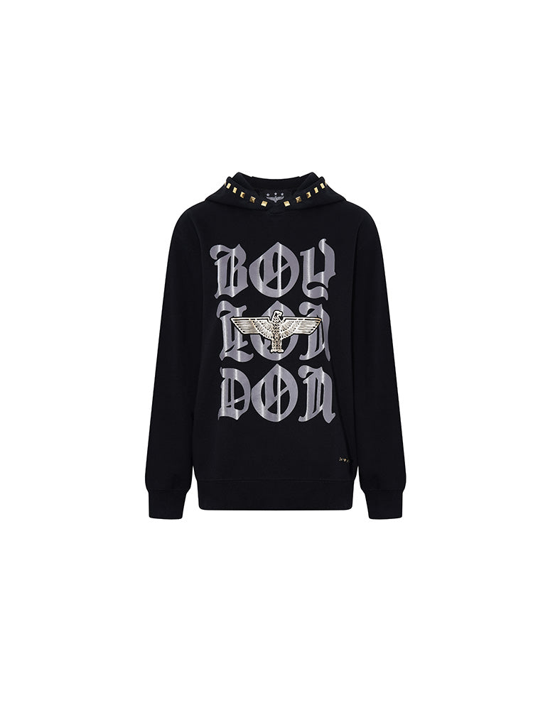 Graphic Eagle Long Sleeve Hoodie